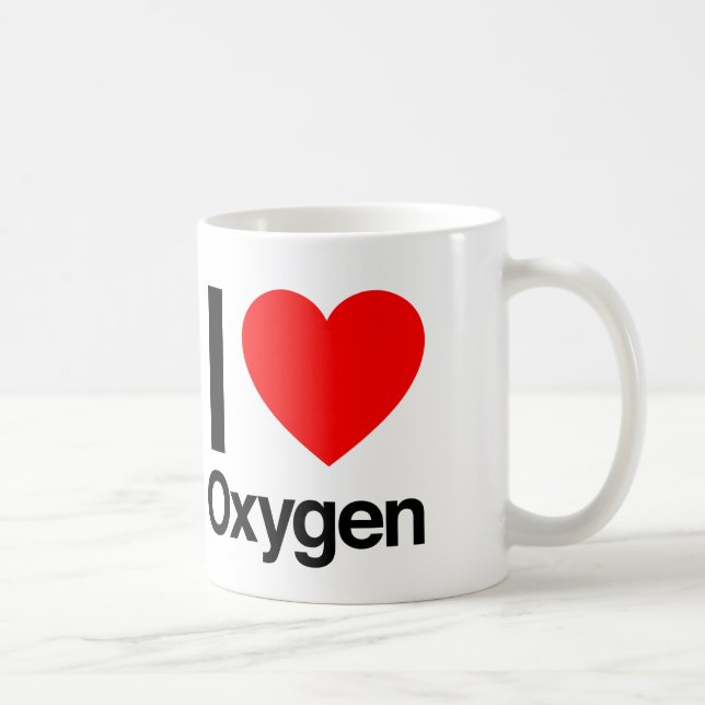Mug j'aime l'oxygène (Droite)