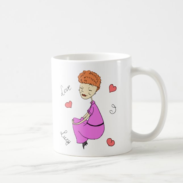 Mug J'aime Lucy (Droite)