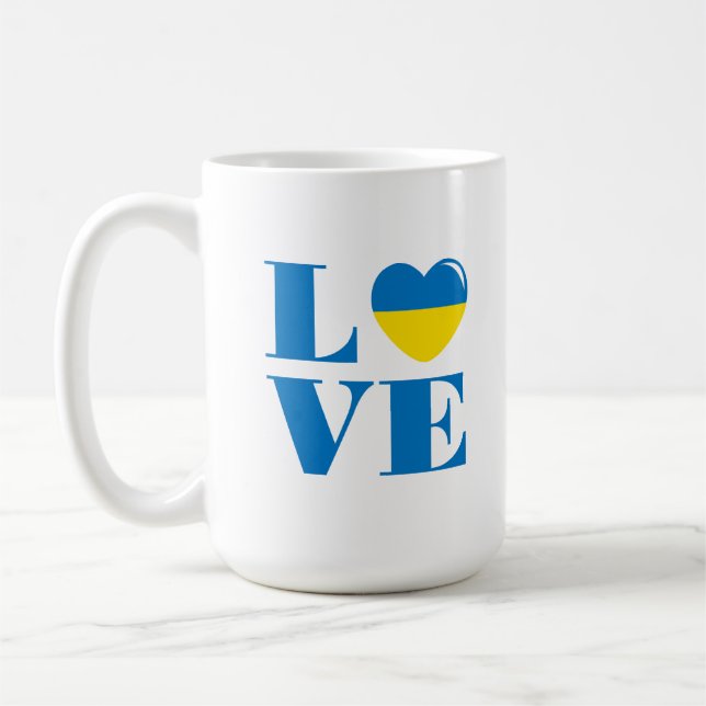 Mug J'aime l'Ukraine (Gauche)