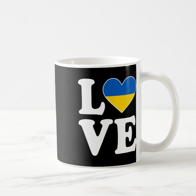 Mug J'aime l'Ukraine X Ukrainien Ukraine  (Droite)