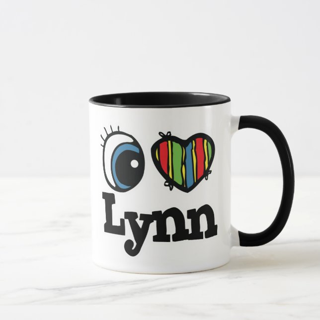 Mug J'aime Lynn (Droite)