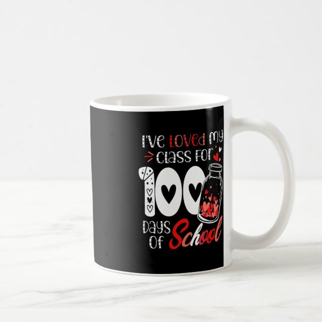 Mug J'aime ma classe pour 100 jours professeur Valent (Droite)