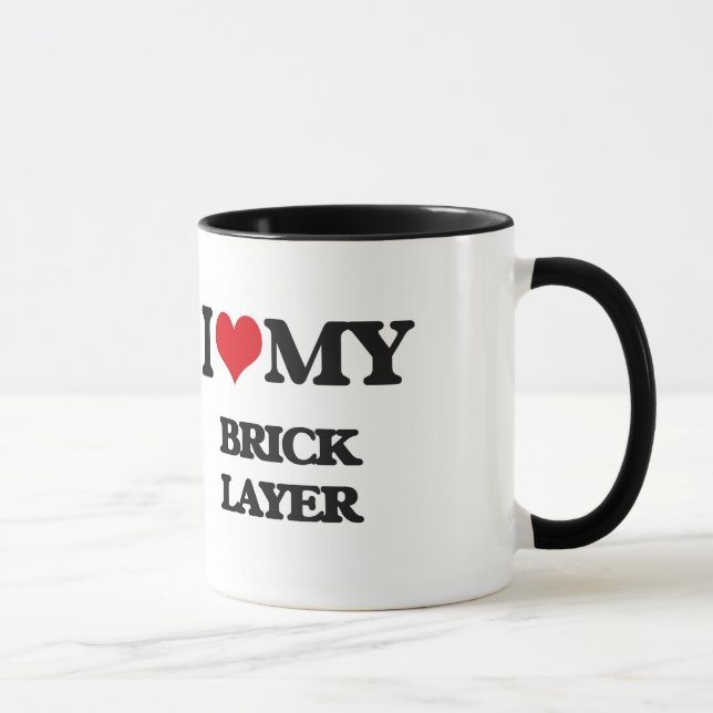 Mug J'aime ma couche de brique (Droite)