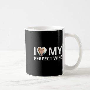 Mug J'aime ma femme parfaite Photo Cœur Drôle Mari T