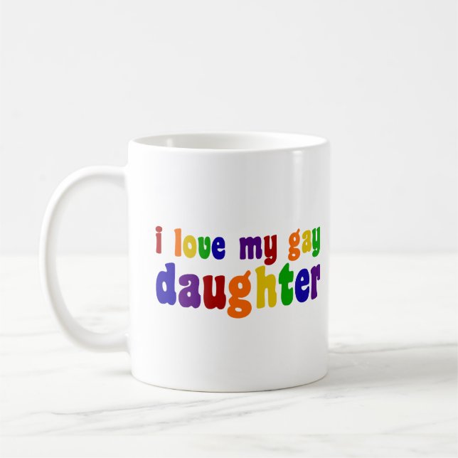 Mug J'Aime Ma Fille Gay (Gauche)
