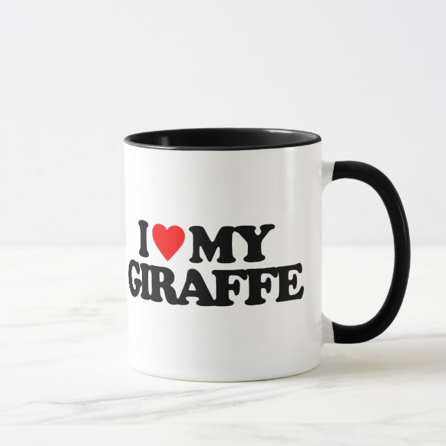 MUG J'AIME MA GIRAFE (Droite)