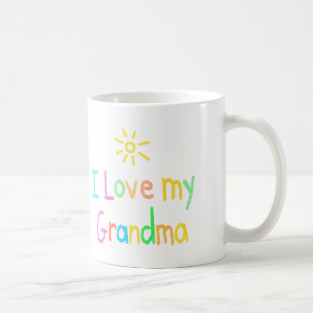 Mug J'aime ma grand-mère (Droite)
