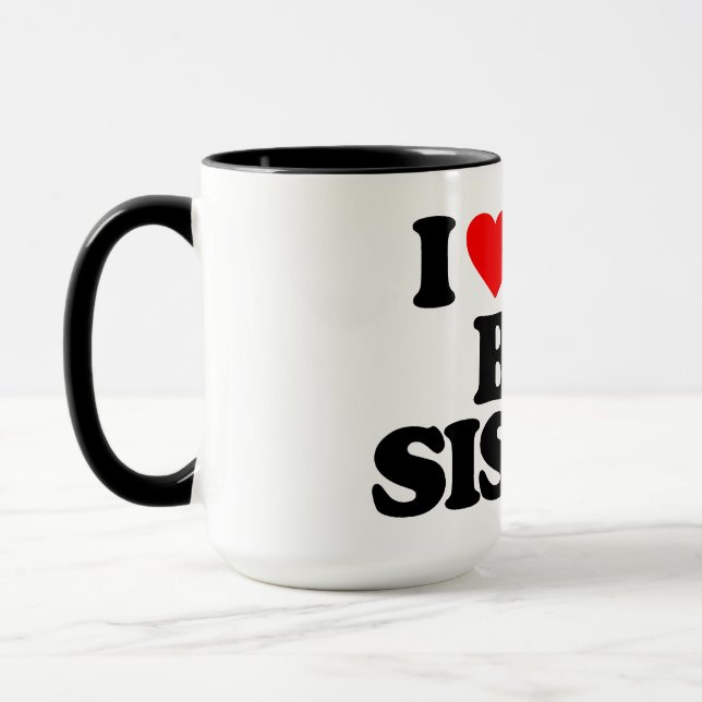 MUG J'AIME MA GRANDE SOEUR (Gauche)