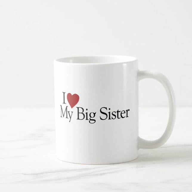 Mug J'aime ma grande soeur (Droite)