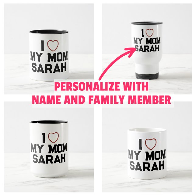 Mug J'aime ma maman (I Love My Mom Mug)
