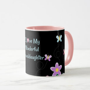 Mug J'Aime Ma Merveilleuse Petite-Fille, joli design