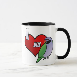 Mug J'aime ma perruche de Derbyan
