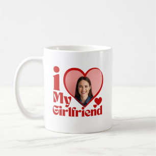 Mug J'aime ma petite amie personnalisé 