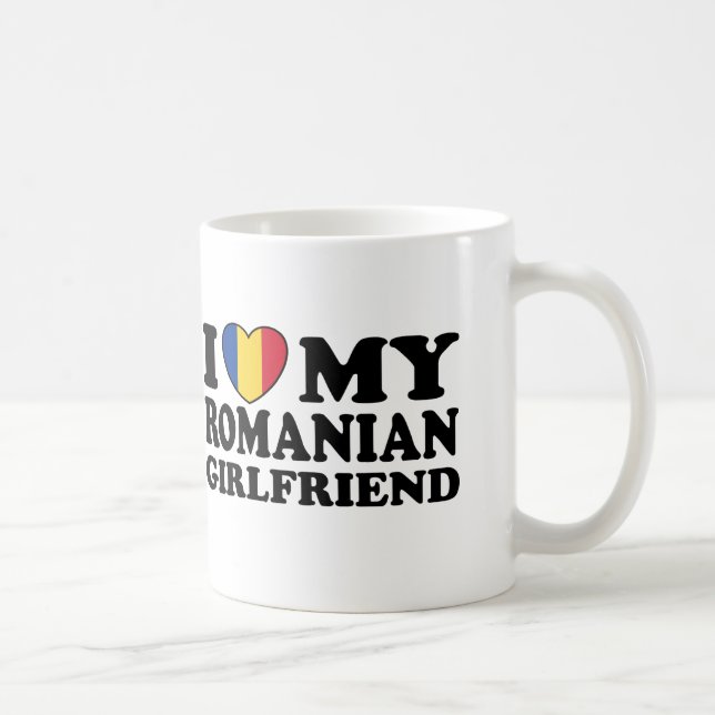 Mug J'aime ma petite amie roumaine (Droite)