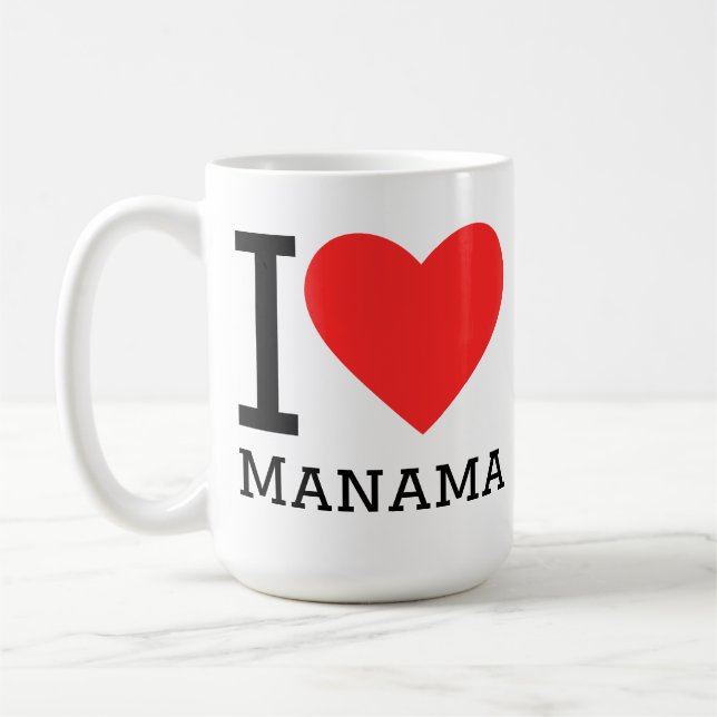 Mug J'aime Manama (Gauche)