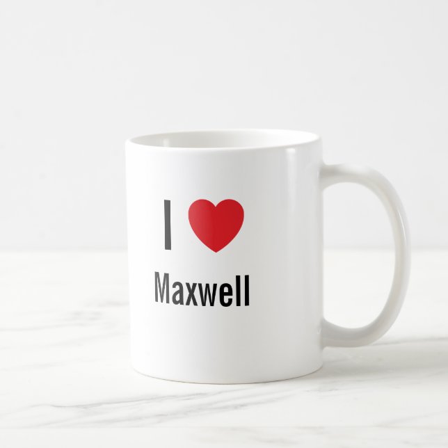 Mug J'aime Maxwell (Droite)