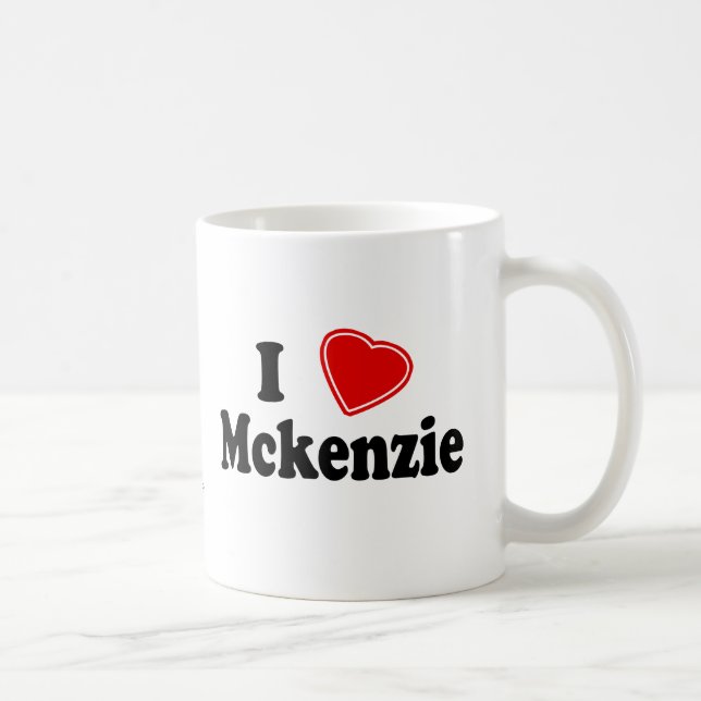 Mug J'aime Mckenzie (Droite)