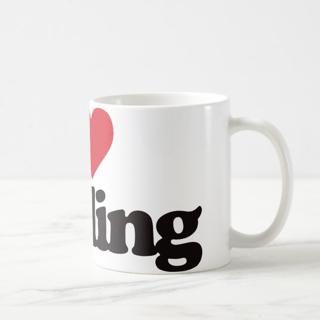 Mug J'aime me courber (Droite)
