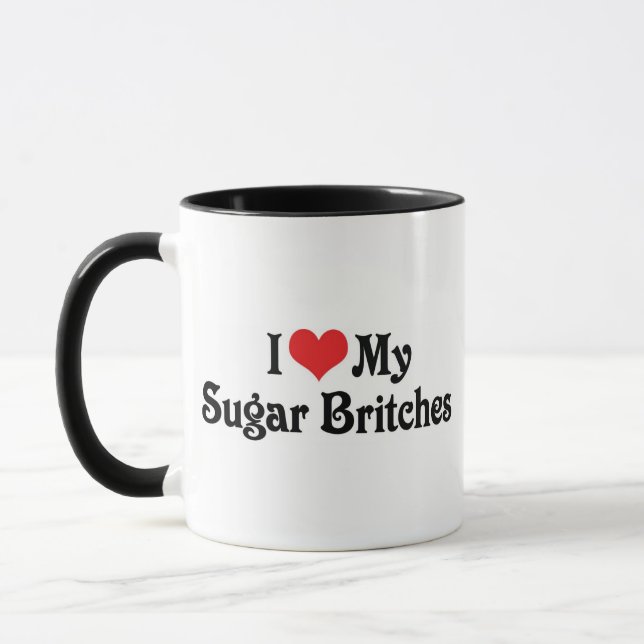 Mug J'Aime Mes Britches À Sucre (Gauche)