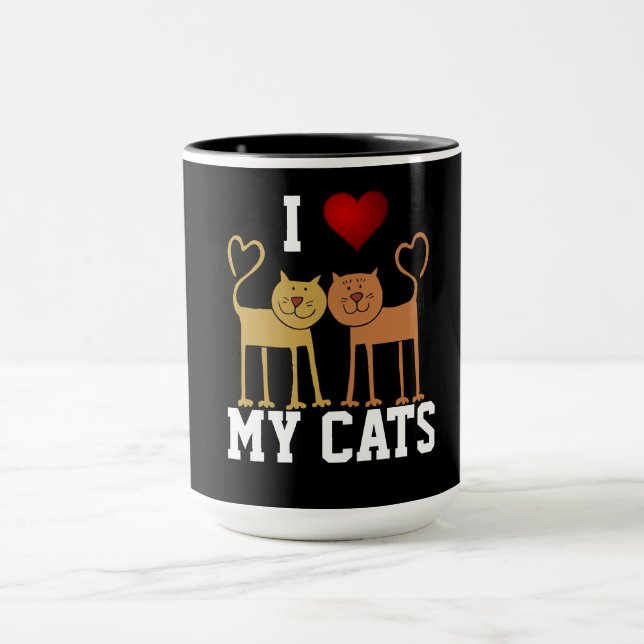 Mug J'aime mes chats (Centre)