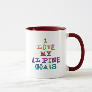 Mug J'aime mes chèvres alpines