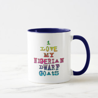 Mug J'Aime Mes Chèvres naines Nigérianes