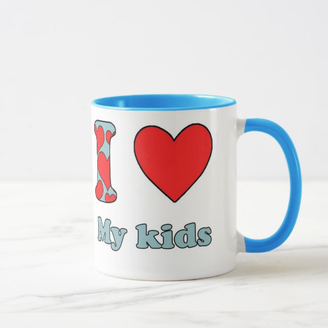 Mug J'aime mes enfants (Droite)
