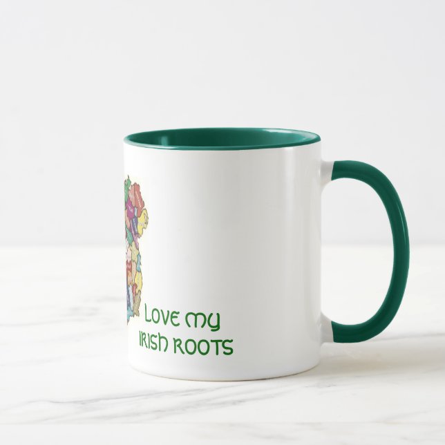 MUG J'AIME MES RACINES IRLANDAISES (Droite)