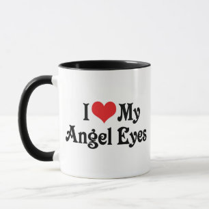 Mug J'aime mes yeux d'ange