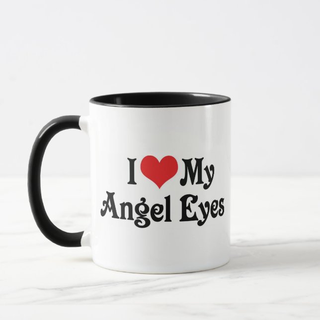 Mug J'aime mes yeux d'ange (Gauche)