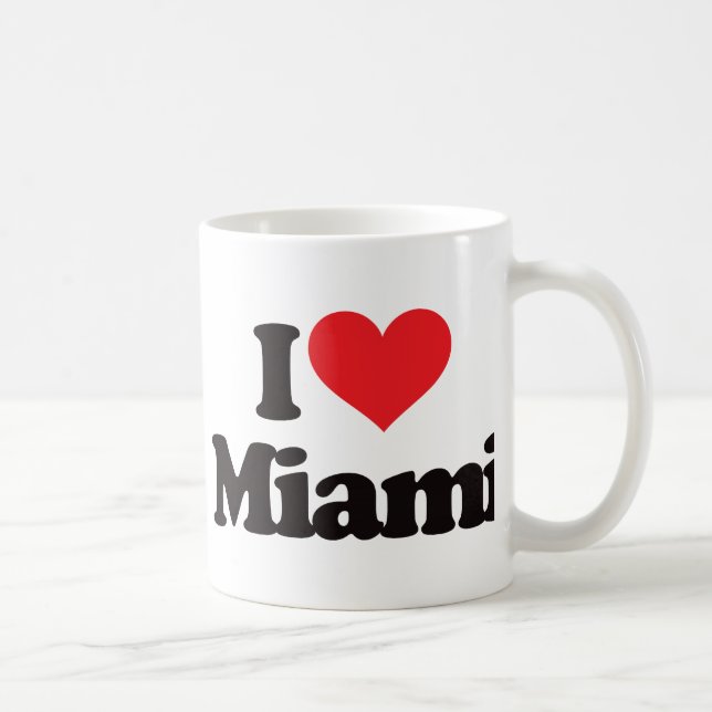 Mug J'aime Miami (Droite)