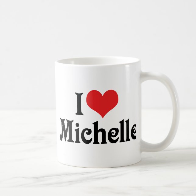 Mug J'aime Michelle (Droite)