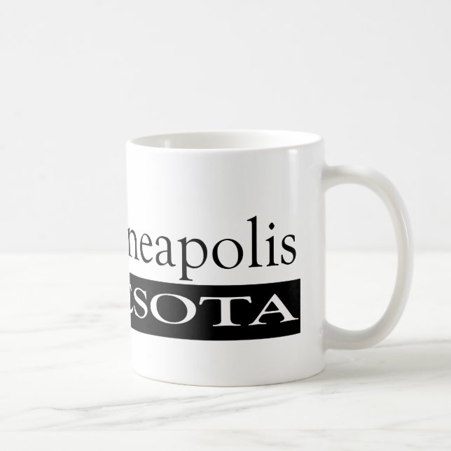 Mug J'aime Minneapolis Minnesota (Droite)