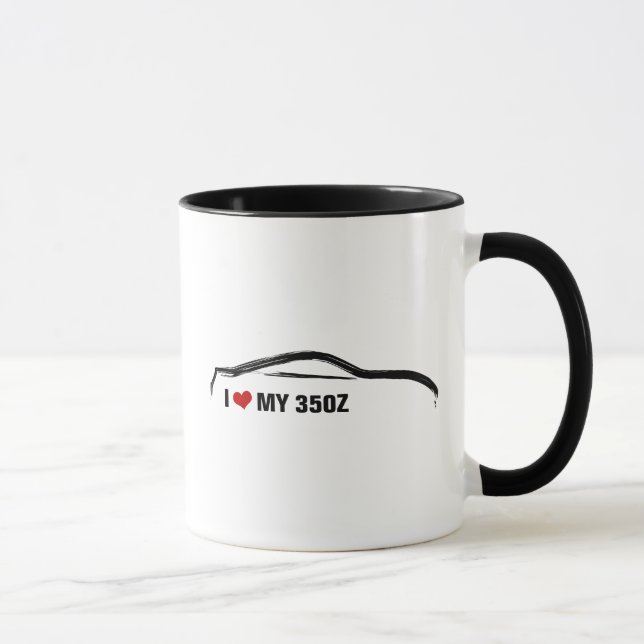 Mug J'aime mon 350Z (Droite)
