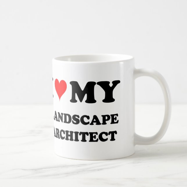 Mug J'aime mon architecte paysagiste (Droite)