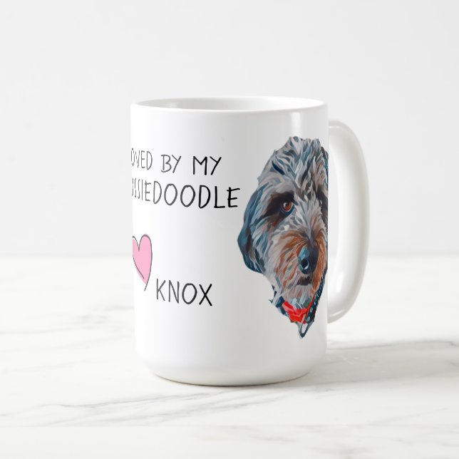 MUG J'AIME MON AUSSIEDOODLE (Devant droit)