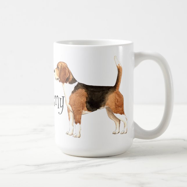 Mug J'aime mon Beagle (Droite)