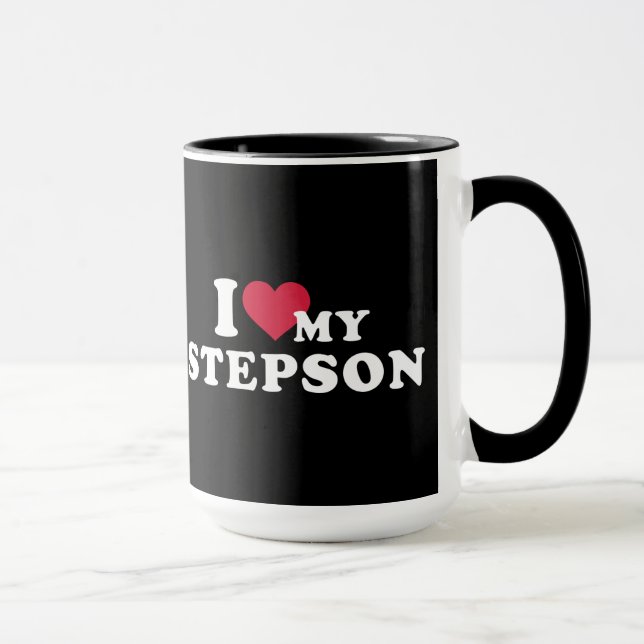 Mug J'aime mon beau-fils pour belle-mère (Droite)
