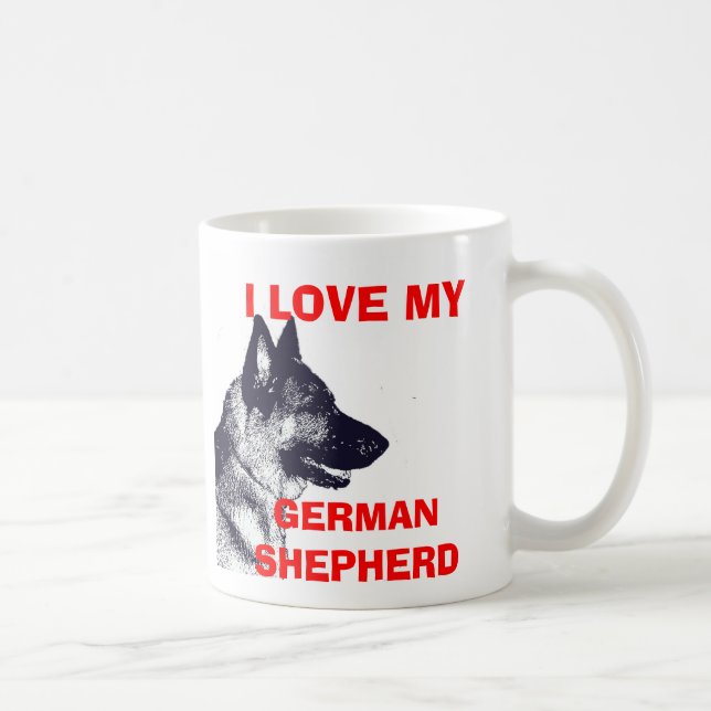 MUG J'AIME MON BERGER ALLEMAND (Droite)