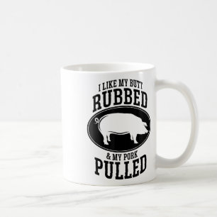 Mug J'Aime Mon Beurre Et Mon Porc Tiré Bbq _1