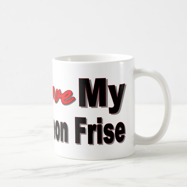 Mug J'aime mon Bichon Frise (Droite)