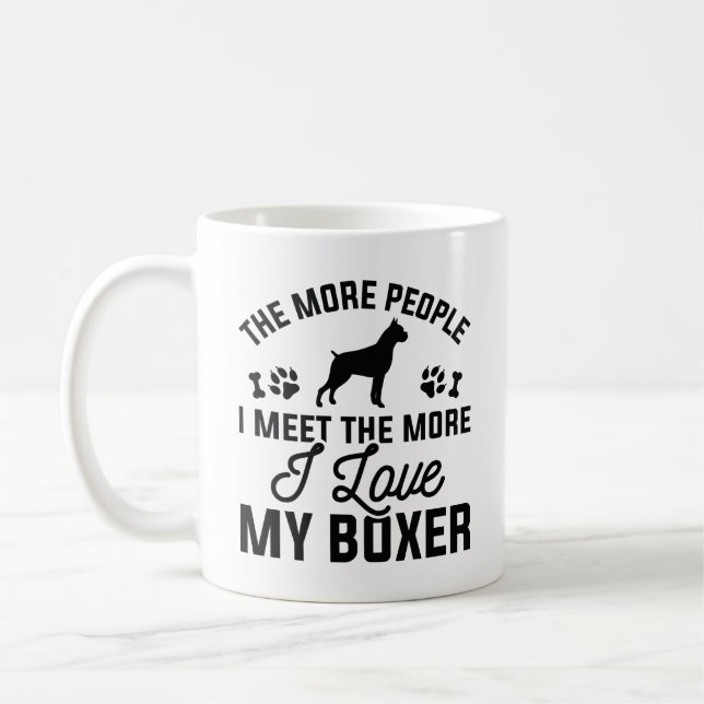 Mug J'aime mon Boxer (Gauche)