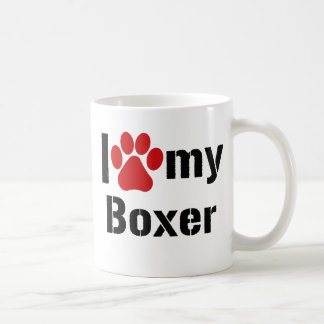 Mug J'aime mon boxeur