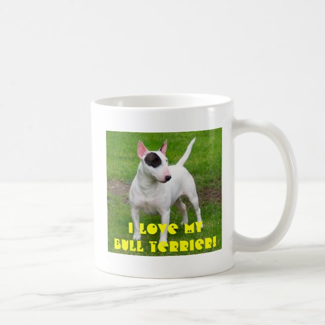 MUG J'AIME MON BULL-TERRIER ! (Droite)