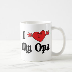 Mug J'aime mon cadeau d'Opa
