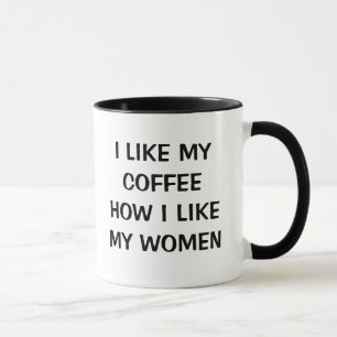 MUG J'AIME MON CAFÉ COMMENT J'AIME MES FEMMES