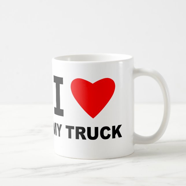 Mug J'aime mon camion (Droite)