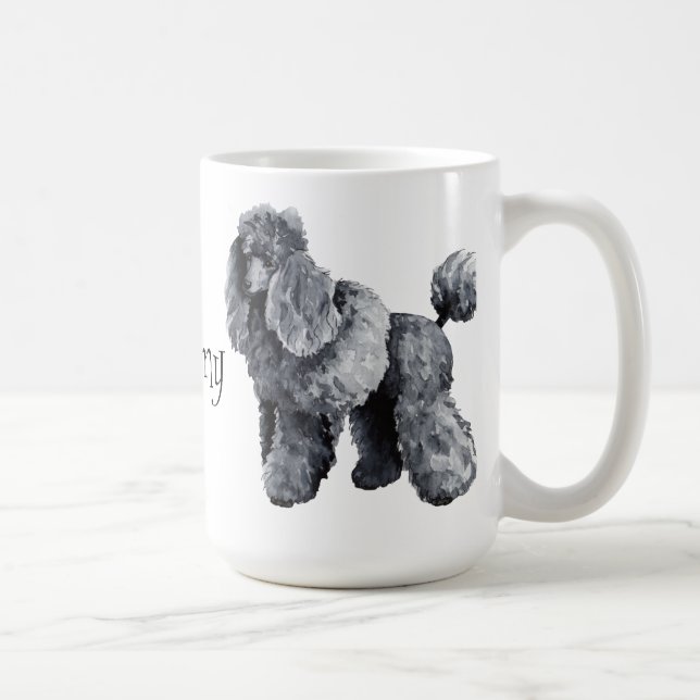 Mug J'aime mon caniche miniature (Droite)