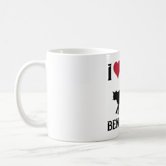Mug J'Aime Mon Chat Du Bengale (Gauche)