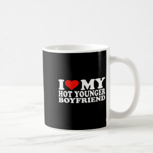 Mug J'Aime Mon Chaud Petit Ami Je Coeur Mon Chaud Vous